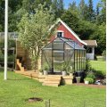 Kundbild V�xthus 6,0 m� polykarbonat plast - enkel montering: Inget fel p� produkten f�rutom att...