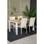 Dotorp Matgrupp (160x90) - Vit/Natur - 4 Stolar