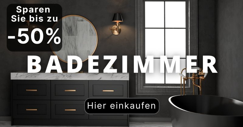 Black Friday - Badezimmer