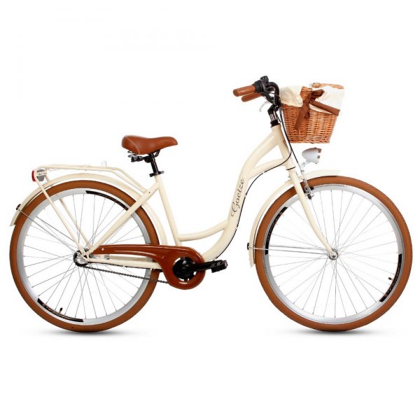 Cykel Colours 28\\\" - 3 vxlar - grddvit