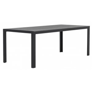 Utebord 205x90 cm - Svart / Gr� - Las Vegas