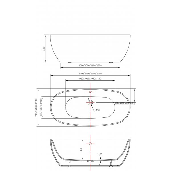 Badkar Persefone - Vit Badkar Persefone - Vit