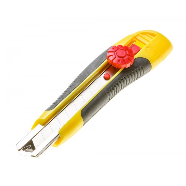 Brytbladskniv, 18 mm (ergo-grepp) Brytbladskniv, 18 mm (ergo-grepp)