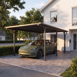 Fristående Carport Andy B – 502x313 cm Byggsats i Aluminium & Metall Fristående Carport Andy B – 502x313 cm Byggsats i Aluminium & Metall