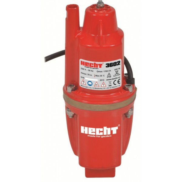 Vattenpump fr borrhl - max pumphjd 70m - 1,7m/h