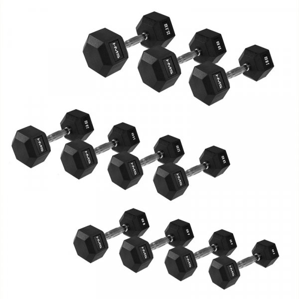 Hantel Hex Pro - 24 viktklasser Hantel Hex Pro - 24 viktklasser