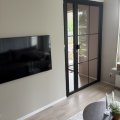Kundbild Industriglasd�rr med f�nsterparti - 128 x 208 cm - V�nsterh�ngd: Mycket n�jd bra kvalitet f�r det...