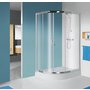 Duschhrna Kvadrant TX med golv - 5mm glas (hger-modul)