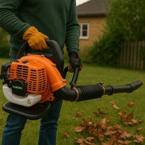 bensindriven lövblås jetblow 430 gardeney 43 cc - lövsug & lövblås bäst i test + bränsleförvaring