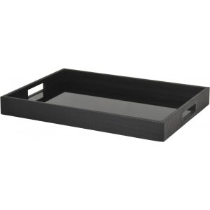 Marcella serveringsbricka - Glas/konstl�der