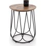 Bobby sidobord �40 cm - Valn�t/svart