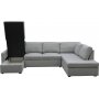 U soffa b�ddsoffa gr� - T�rn�