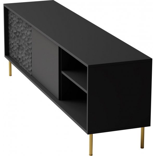 Bullet TV-b�nk - Svart/guld