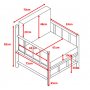 Tinka bambu utegrupp; 3-sits soffa med bord och 2 st f�t�ljer - Bambu