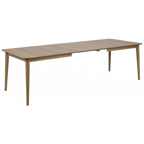 Oskar matbord i oljad ek - 180/258 cm - F�rl�ngningsbart