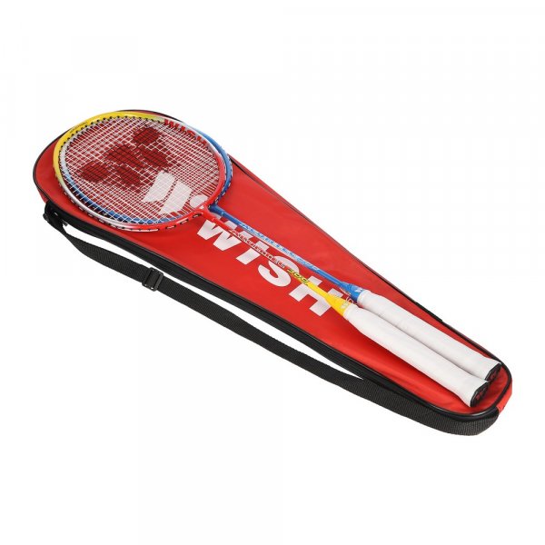 Badmintonset (röd, gul, blå & vit) ALUMTEC 366K Badmintonset (röd, gul, blå & vit) ALUMTEC 366K