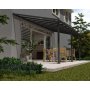 Canopia Olympia Altantag i Aluminium 3 x 6 - Mrkegr/klart glas