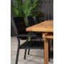 Bjurker Spisegruppe (195x110) - Sort/Natur - 6 Stole