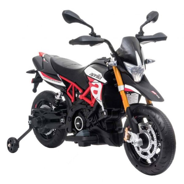 Eldriven Aprilia motorcykel fr barn