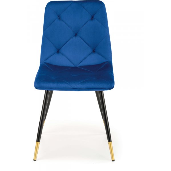 Matstol bl� sammet