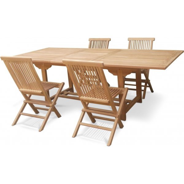 Spisegruppe - Kan udvides 180-240 cm
