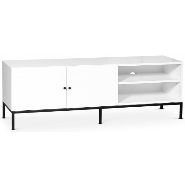 Stil mediab�nk 150 cm bred vit
