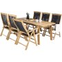 Malmby Matgrupp (180x90) - Natur - 6 Stolar