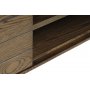 Inez tv-b�nk i brunoljad ek - Bredd 120 cm