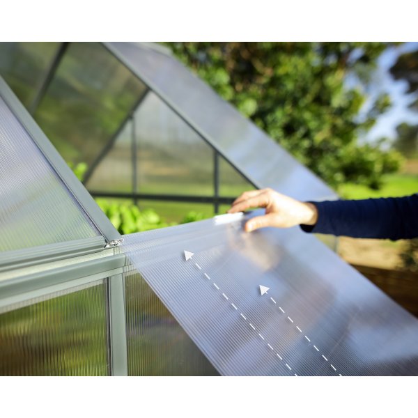 Canopia Mythos Polycarbonate Drivhus 4,6 m² - Mørkegrå Canopia Mythos Polycarbonate Drivhus 4,6 m² - Mørkegrå