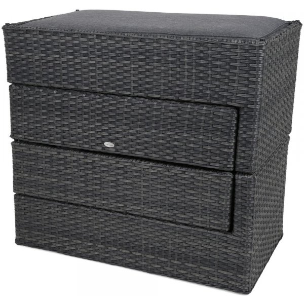 Modulsoffa Santorini - Gråmelerad/grå konstrotting Modulsoffa Santorini - Gråmelerad/grå konstrotting