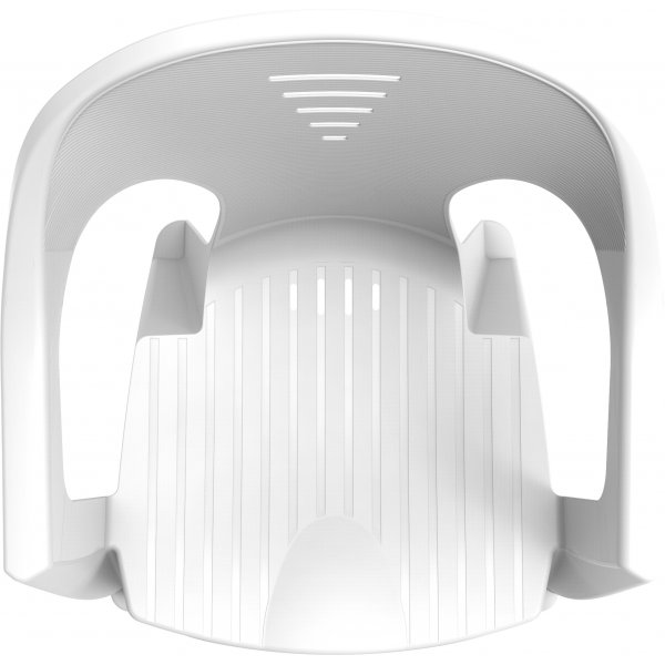 Torsby - Valkoinen muovituoli + Puhdistussuihke ulkokalusteisiin Torsby - Valkoinen muovituoli + Puhdistussuihke ulkokalusteisiin