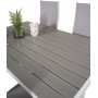 Ervalla Matgrupp (150x90) - Vit/Gr - 4 Stolar