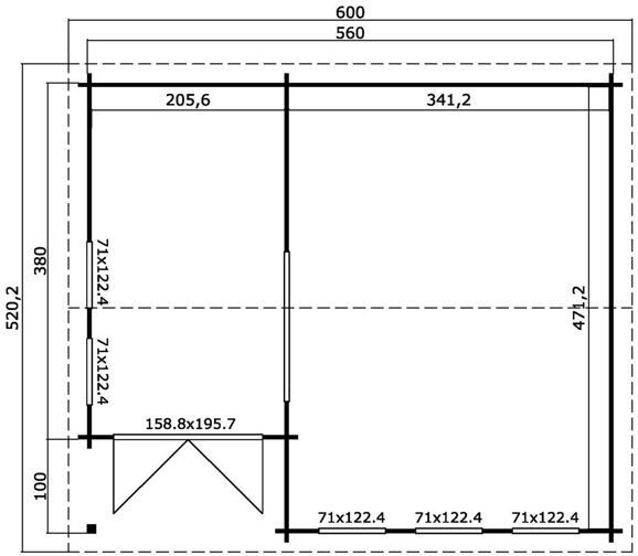 Fritidshus Melody - 29 m