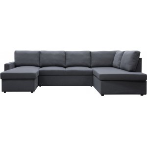 B�ddsoffa U-modell m�rkgr� - T�rn�