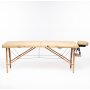 Massagebnk med trben - 2 zoner - Beige