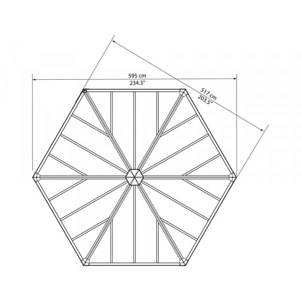Lusthus Garda 23m² Lusthus Garda 23m²