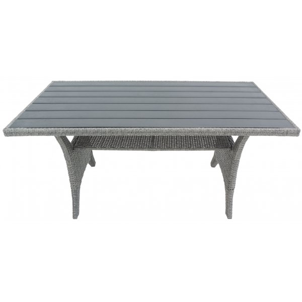 Tor utesoffgrupp med matbord i rotting - Grå konstrotting Tor utesoffgrupp med matbord i rotting - Grå konstrotting