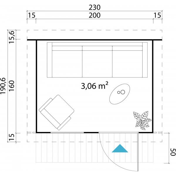 Lekstuga Filipa - 3,2 m² Lekstuga Filipa - 3,2 m²