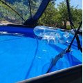Kundebillede Pool ø450 cm Premium - Grå + Kuppel & varmepumpe