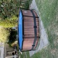 Kundbild Pool ø244x76cm med filterpump - Brun: Perfekt pool för trädgården