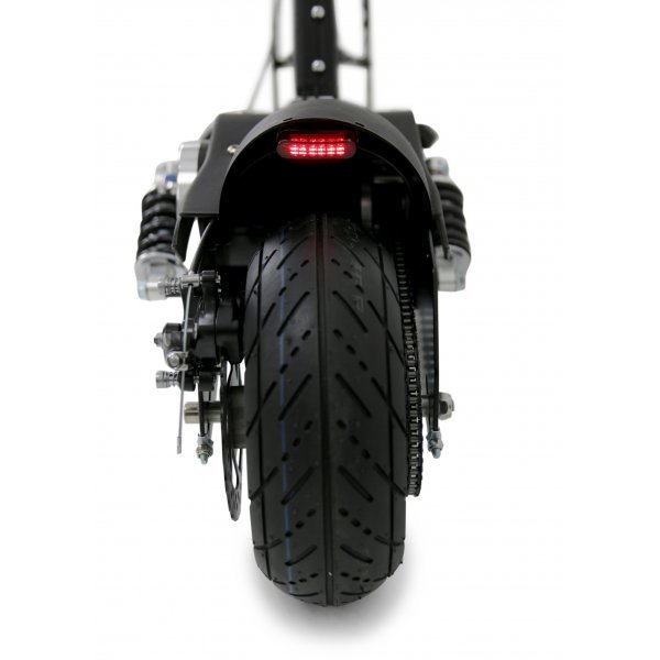 Elscooter 1000W med sadel - 38 km/tim hopf�llbar elsparkcykel