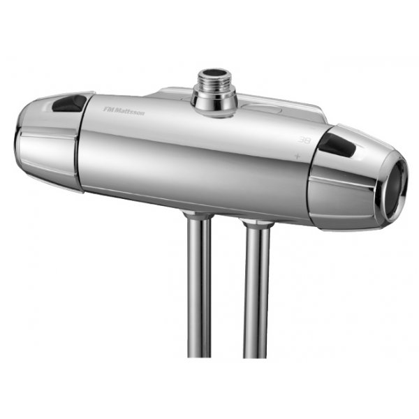 FM Mattsson Skerhetsblandare (40 c/c) fr dusch, 9000E ECO, krom - 8251-1000
