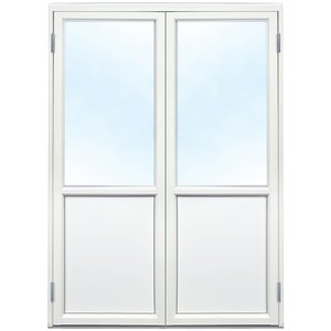 Parfönsterdörr - 3-glas - Aluminium - U-värde: 1,1