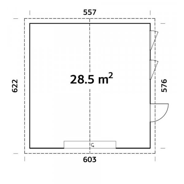 Garage Andre 28,5 m² Garage Andre 28,5 m²