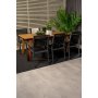 Malmby Spisegruppe (180x90) - Sort/Natur - 6 Stole