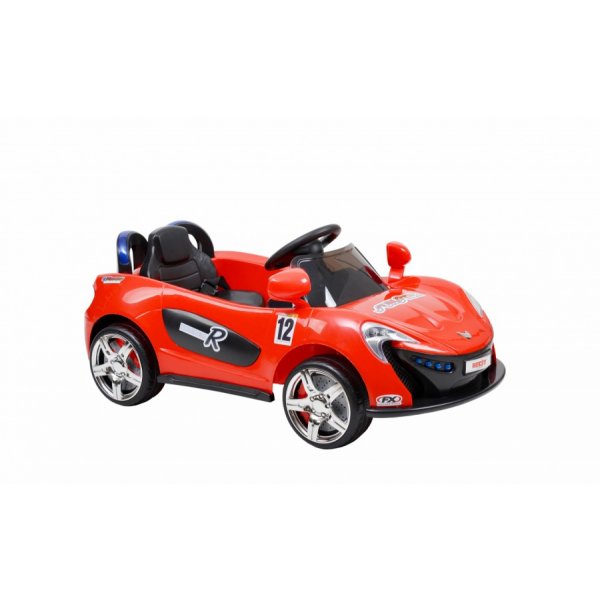 Eldriven sportbil fr barn - Rd