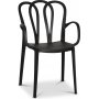 Thornet matstol stapelbar - Svart (Plast)