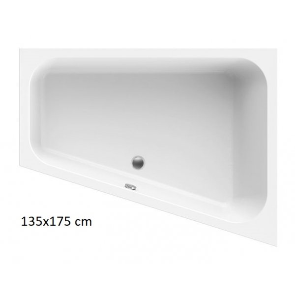 Badkar Trapezium - Vit Badkar Trapezium - Vit