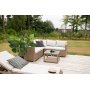 Loungegruppe Natur / Hvide hynder 200x200 - Vamos