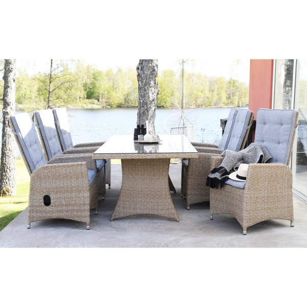 Matgrupp Sienna: Matbord inklusive 6 st Sienna ftljer